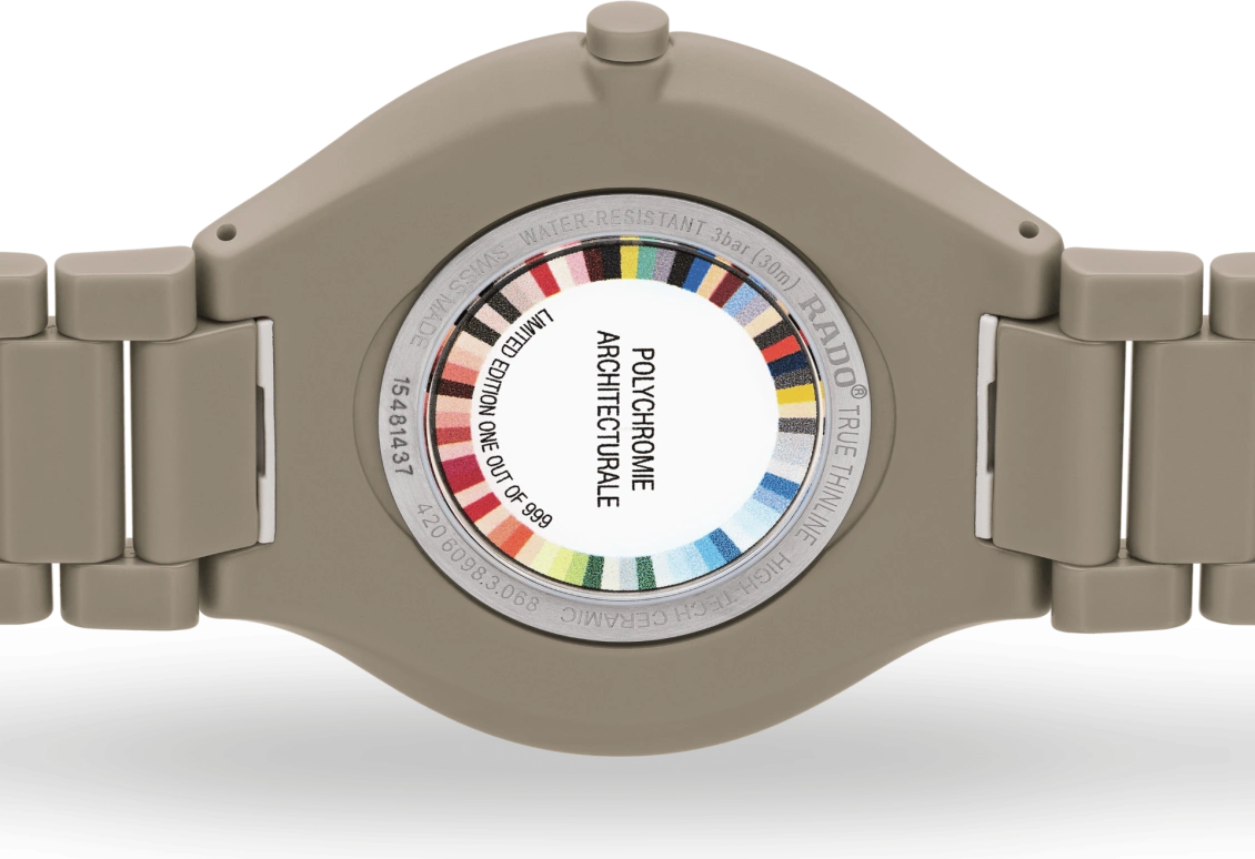 Rado,True Thinline 39mm,39mm,Ceramic,Brown,Quartz,In-house Caliber,Sapphire,Crystal Glass,R27098682