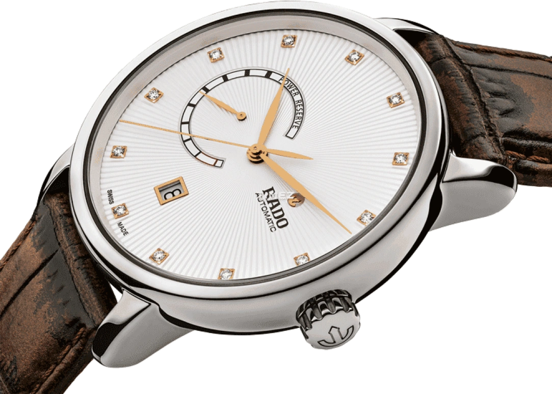 Rado,DiaMaster 43mm,43mm,Ceramic,Silver,Automatic,Day,Power Reserve Indicator,R14138706