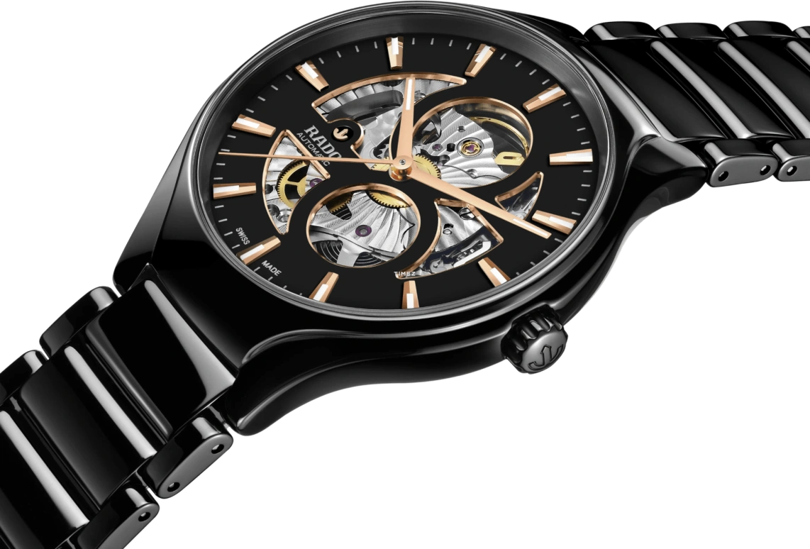 Rado,True Round 40mm,40mm,Ceramic,Black,Automatic,80hours,In-house Caliber,R27107172