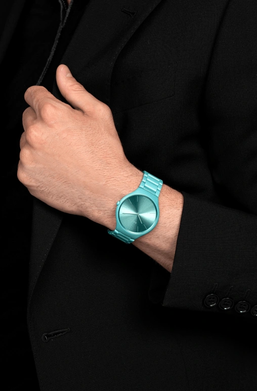 Rado,True Thinline 39mm,39mm,Ceramic,Green,Quartz,In-house Caliber,Sapphire,Crystal Glass,R27096662