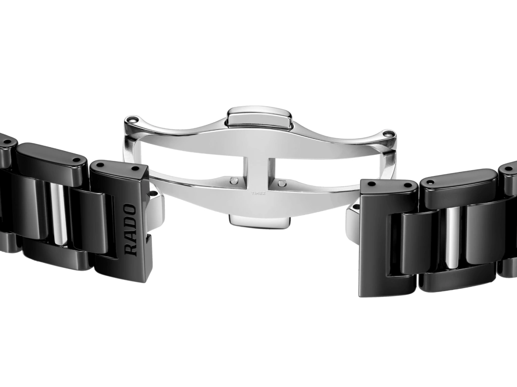 Rado,Centrix 31mm,31mm,Ceramic,Black,Quartz,Day,In-house Caliber,R22243703