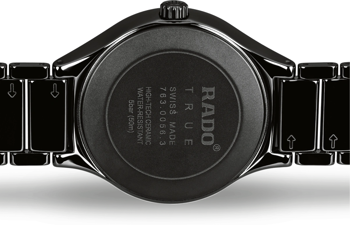 Rado,True Round 40mm,40mm,Ceramic,Black,Automatic,Day,80hours,R27056162