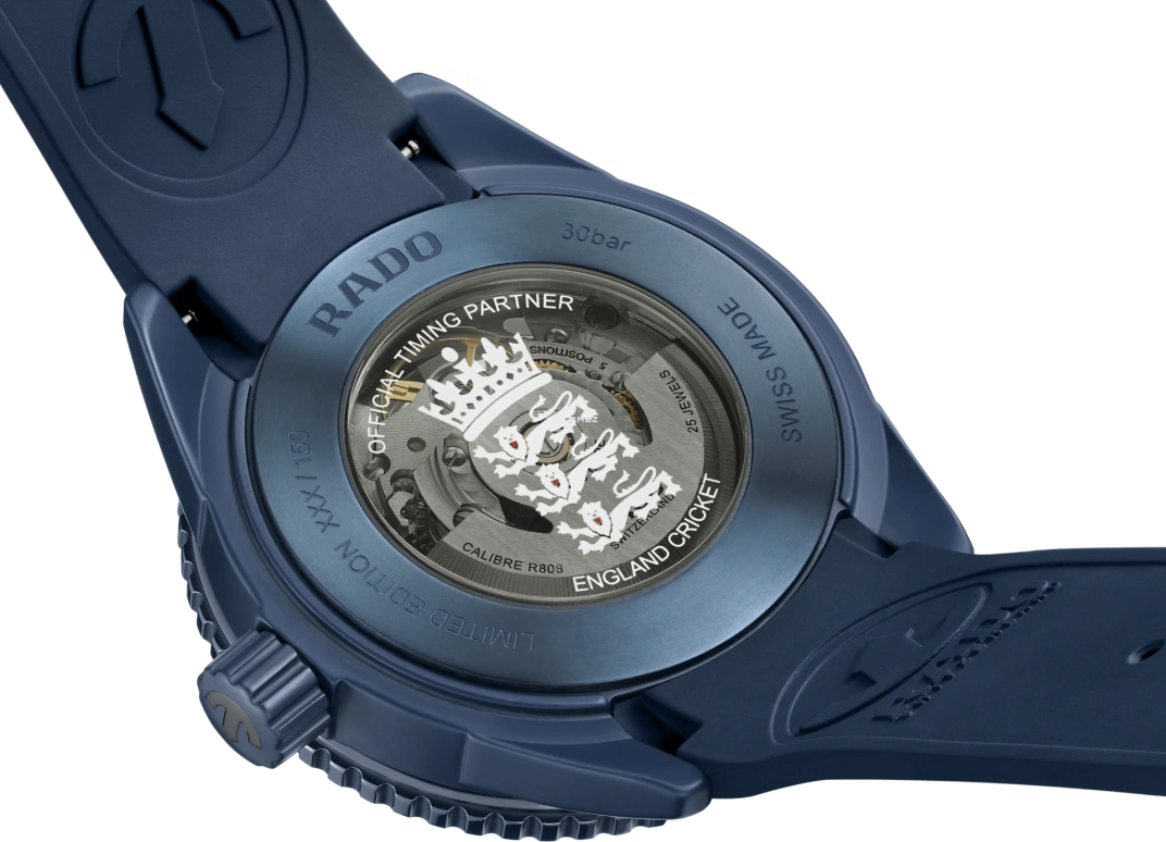 Rado,Captain Cook 43mm,43mm,Ceramic,Transparent,Blue,Automatic,80hours,In-house Caliber,R32153208
