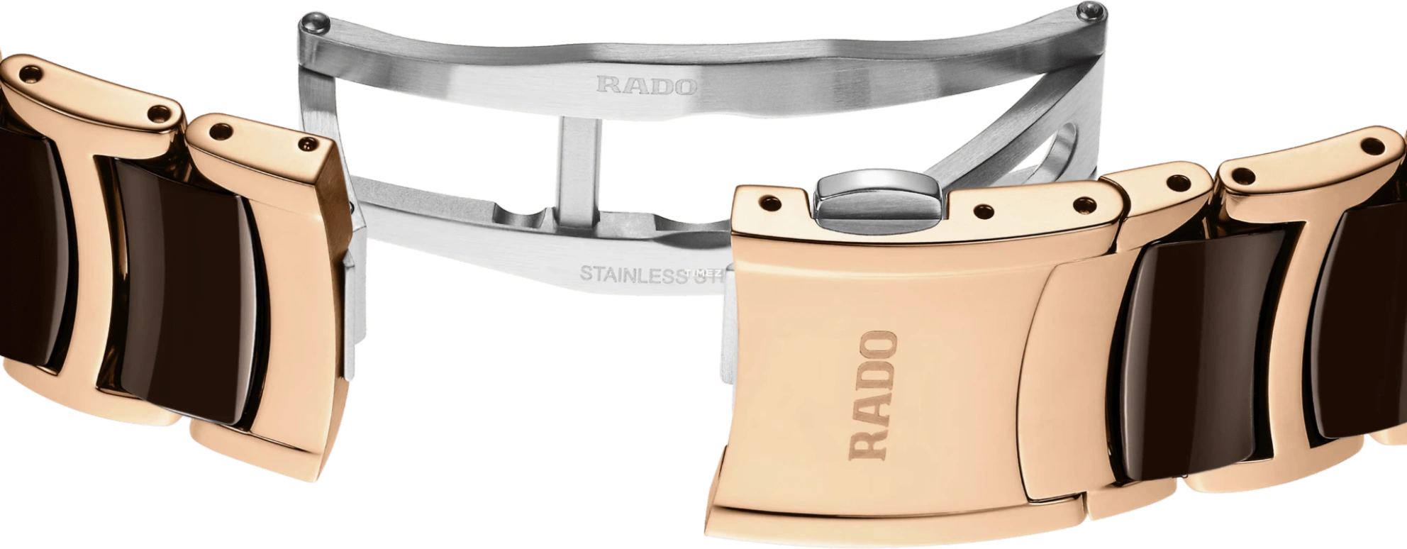 Rado,Centrix 39.50mm,39.50mm,Stainless Steel,Brown,Automatic,Anti-magnetic,In-house Caliber,R30028902