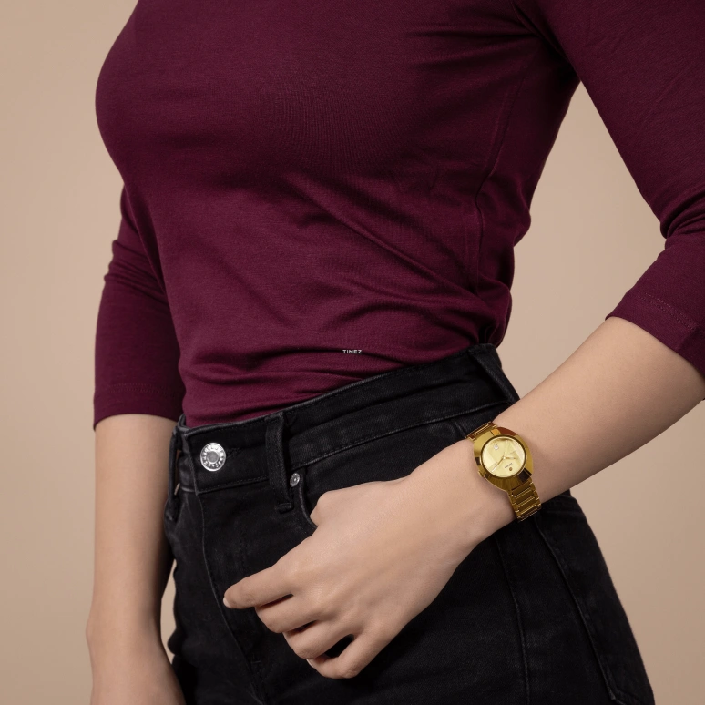 Rado,DiaStar Original 30mm,30mm,Stainless Steel,Gold,Automatic,Day,48hours,R12171253