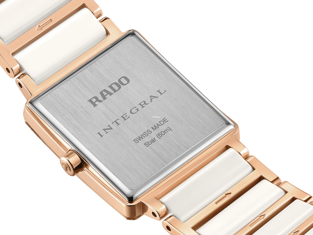 Rado,Integral 23mm,23mm,Stainless Steel,White,Quartz,In-house Caliber,Sapphire,Crystal Glass,R20251902
