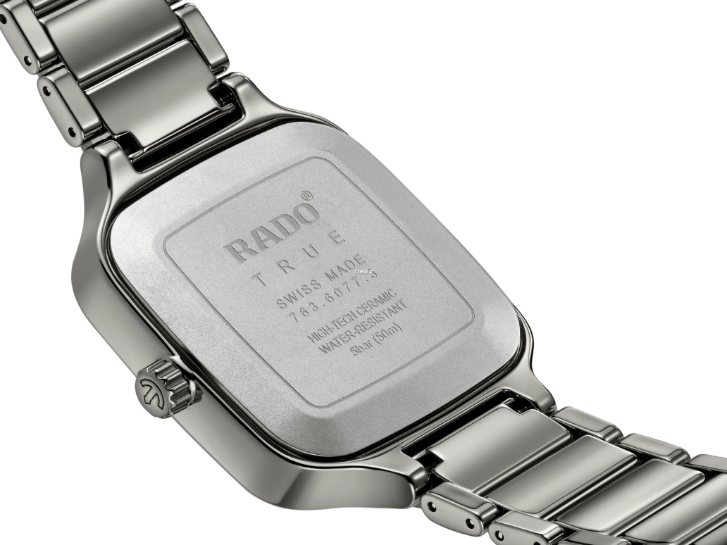 Rado,True Square 38mm,38mm,Cermet,Titanium Gold,Grey,Automatic,Day,Square,R27077102