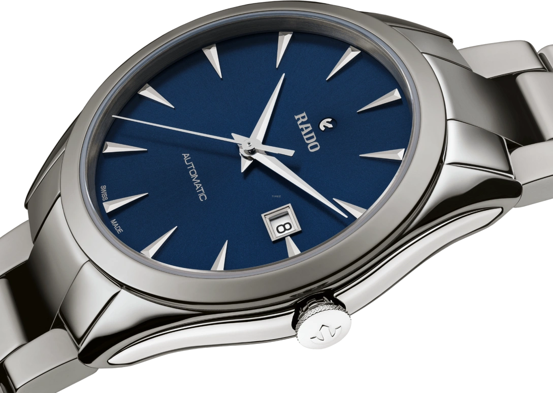 Rado,HyperChrome 42mm,42mm,Stainless Steel,Ceramic,Blue,Automatic,Day,In-house Caliber,R32254202