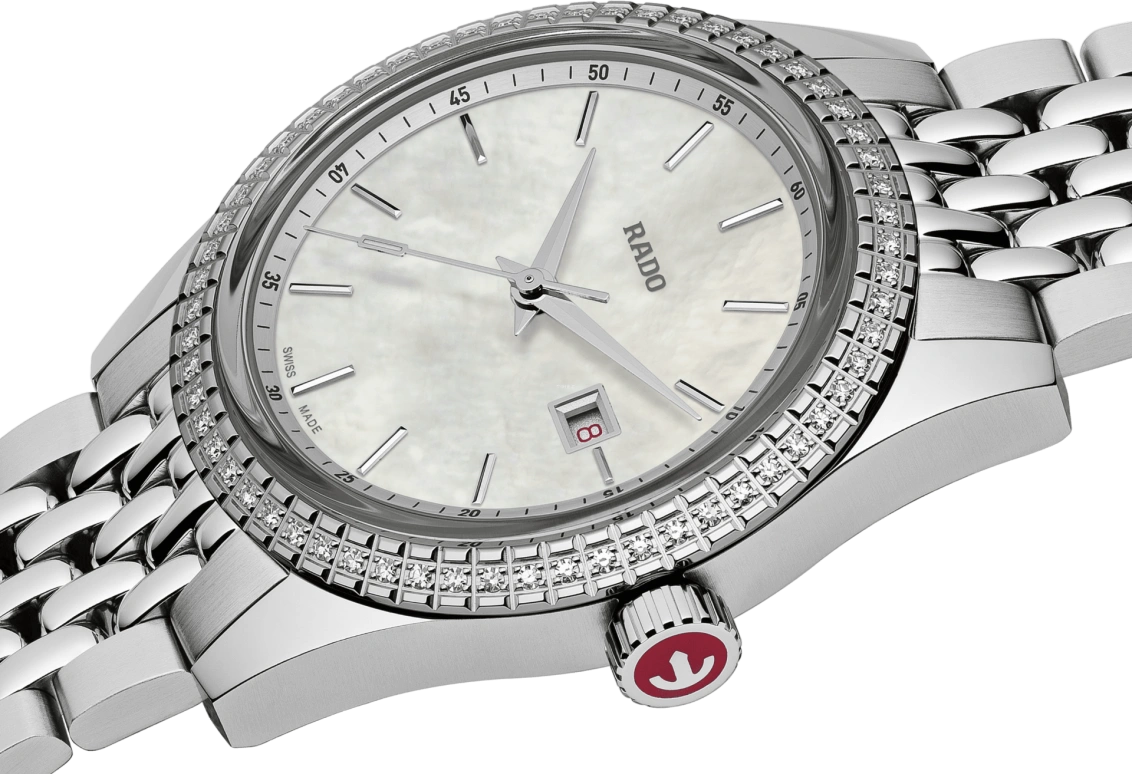 Rado,HyperChrome 35mm,35mm,Stainless Steel,Silver White,Automatic,38hours,Sapphire,R33099918
