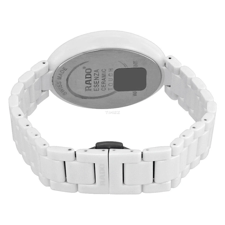 Rado,Esenza 33mm,33mm,Ceramic,White,Quartz,In-house Caliber,Sapphire,Crystal Glass,R53092012
