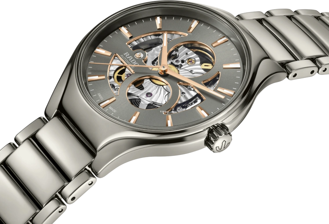 Rado,True Round 40mm,40mm,Ceramic,Grey,Automatic,80hours,In-house Caliber,R27108112