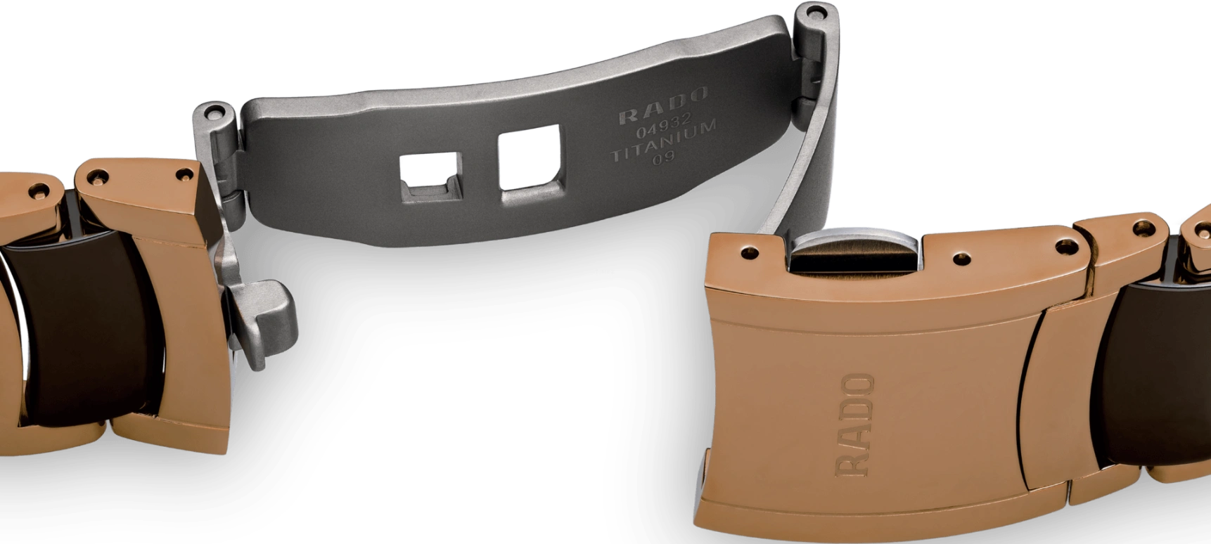 Rado,Centrix 38mm,38mm,Stainless Steel,Coffee,Quartz,Day,In-house Caliber,R30554724