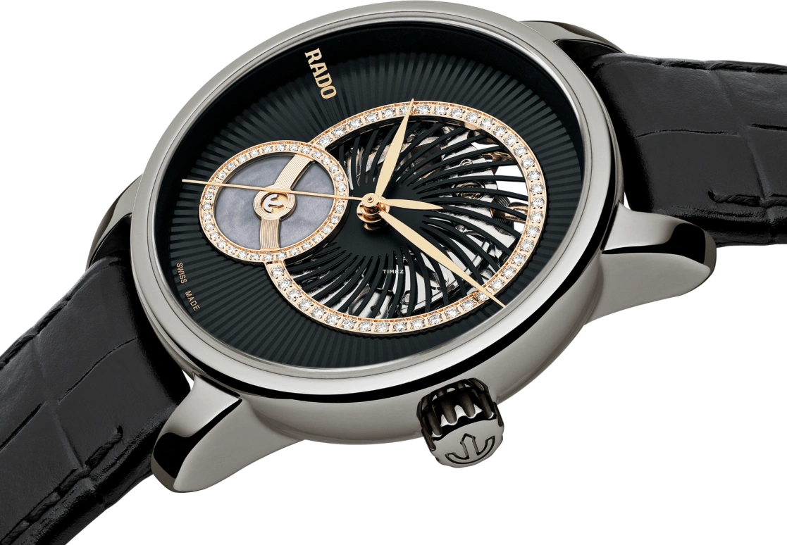 Rado,DiaMaster 35mm,35mm,Ceramic,Black,Automatic,80hours,In-house Caliber,R14056955