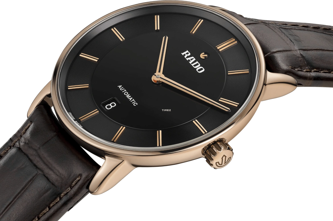 Rado,DiaMaster 41mm,41mm,Ceramos,Black,Automatic,Day,Sapphire,Crystal Glass,R14068176