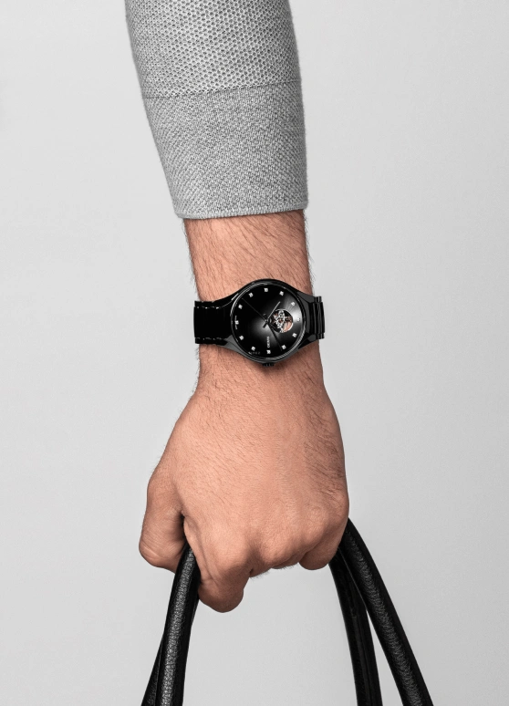 Rado,True Round 40mm,40mm,Ceramic,Black,Automatic,80hours,In-house Caliber,R27107732