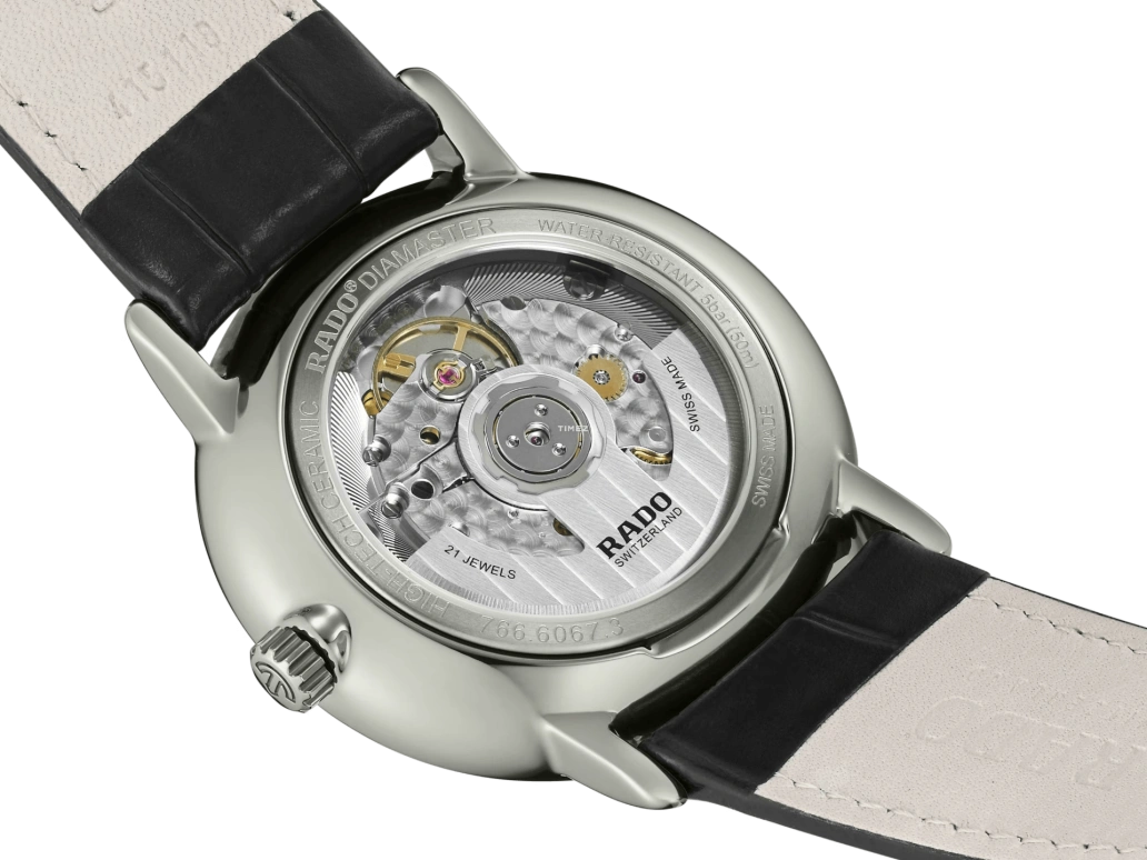Rado,DiaMaster 41mm,41mm,Ceramos,Black,Automatic,Day,Sapphire,Crystal Glass,R14067166