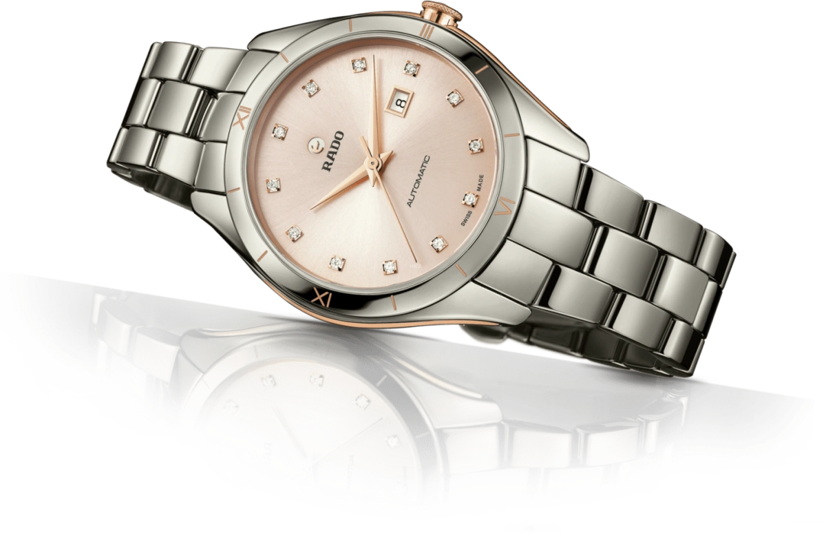 Rado,HyperChrome 36mm,36mm,Ceramic,Pink,Automatic,Day,44hours,R32043712