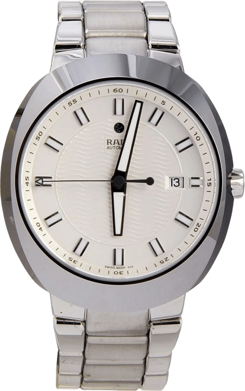 Rado,D-Star 42mm,42mm,Cermet,Stainless Steel,Silver,Automatic,Day,42hours,R15938103