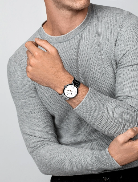 Rado,Florence 38mm,38mm,Stainless Steel,White,Quartz,Day,In-house Caliber,R48912013