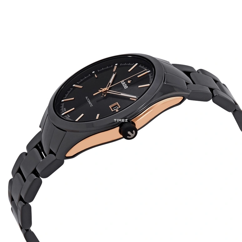 Rado,HyperChrome 42mm,42mm,Stainless Steel,Ceramic,Black,Automatic,Day,Sapphire,Crystal Glass,R32291152