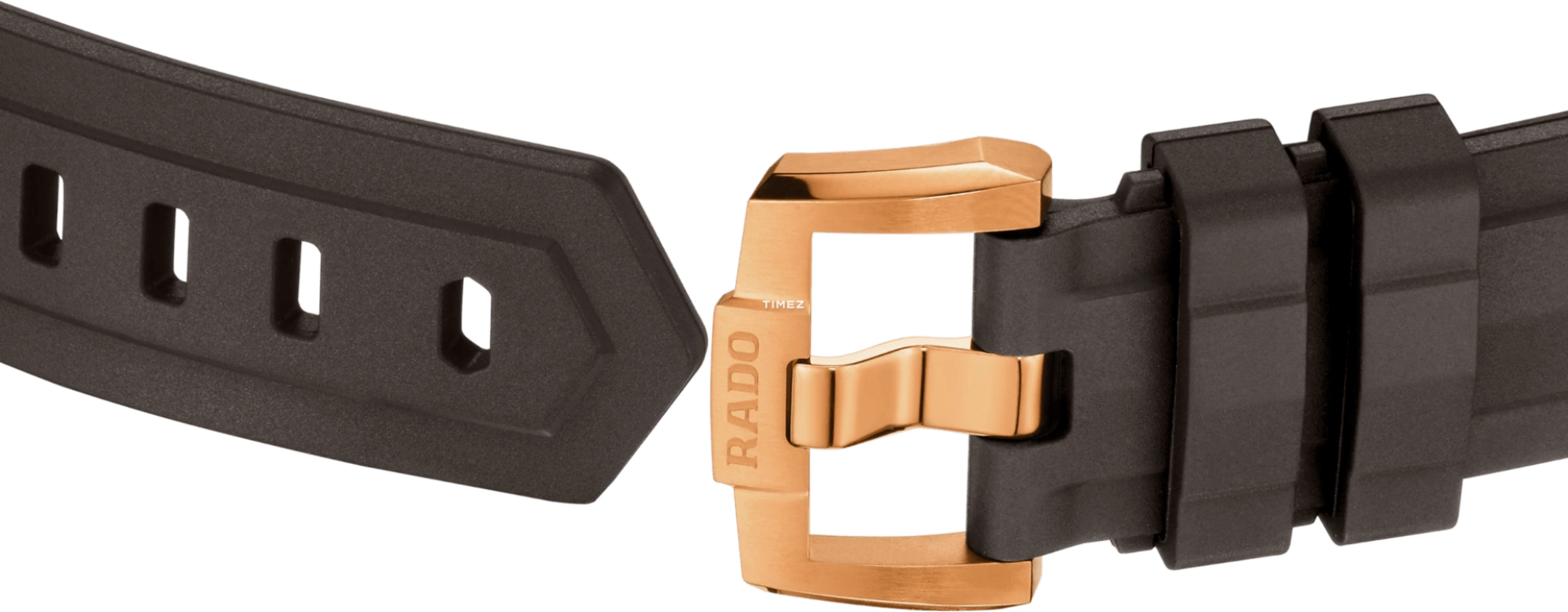 Rado,HyperChrome 41.50mm,41.50mm,Stainless Steel,Ceramic,Brown,Quartz,Day,In-house Caliber,R32281309