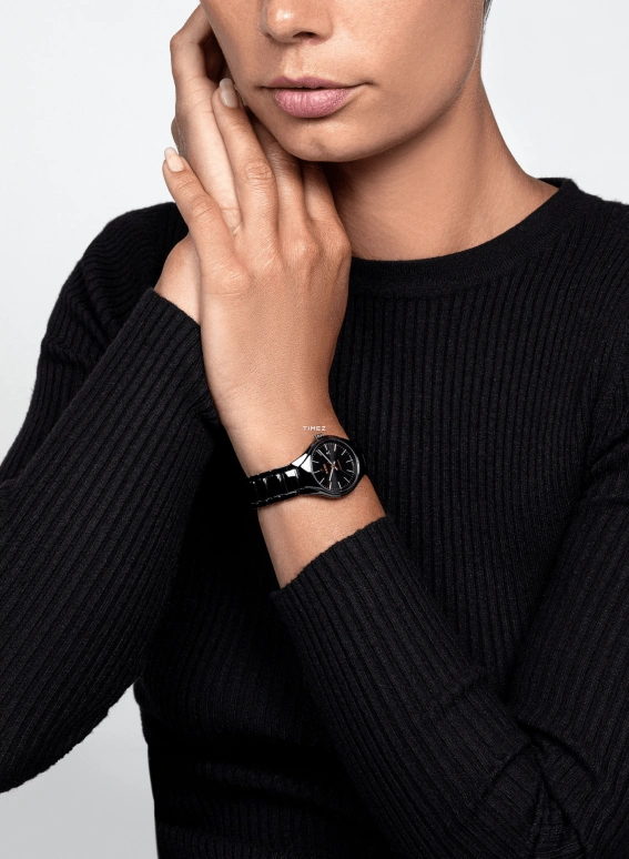Rado,True Round 30mm,30mm,Ceramic,Black,Automatic,Day,In-house Caliber,R27242162