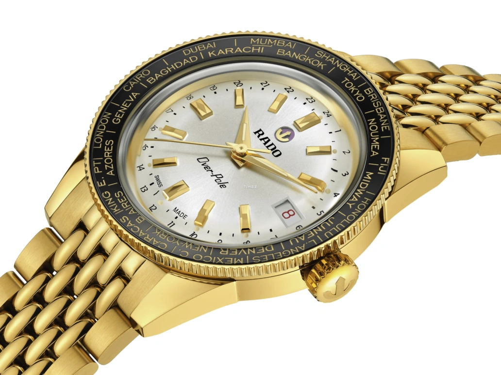 Rado,Captain Cook 39mm,39mm,Stainless Steel,Silver,Handwound,Day,World Time,R32193018