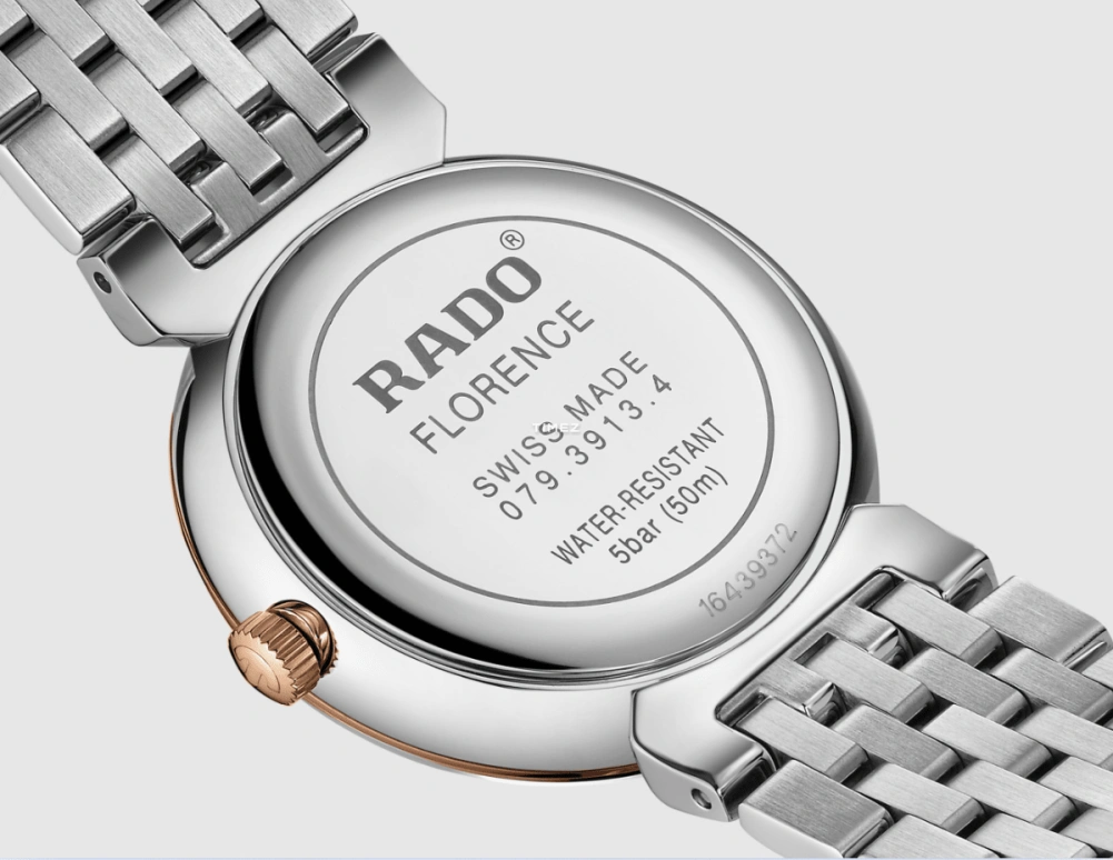 Rado,Florence 30mm,30mm,Stainless Steel,Brown,Quartz,Day,In-house Caliber,R48913763