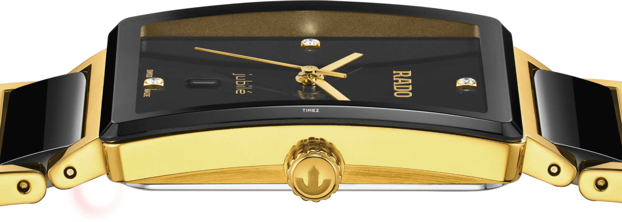 Rado,Integral 31.50mm,31.50mm,Stainless Steel,Black,Quartz,Day,In-house Caliber,R20256712