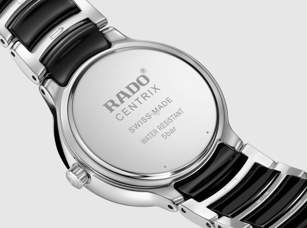 Rado,Centrix 30.50mm,30.50mm,Stainless Steel,Black,Quartz,Day,In-house Caliber,R30026712