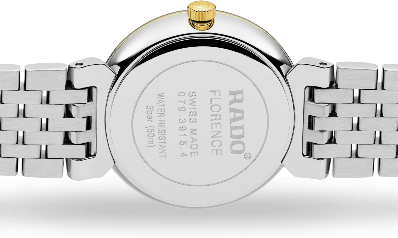 Rado,Florence 30mm,30mm,Stainless Steel,Black,Quartz,Day,In-house Caliber,R48913703