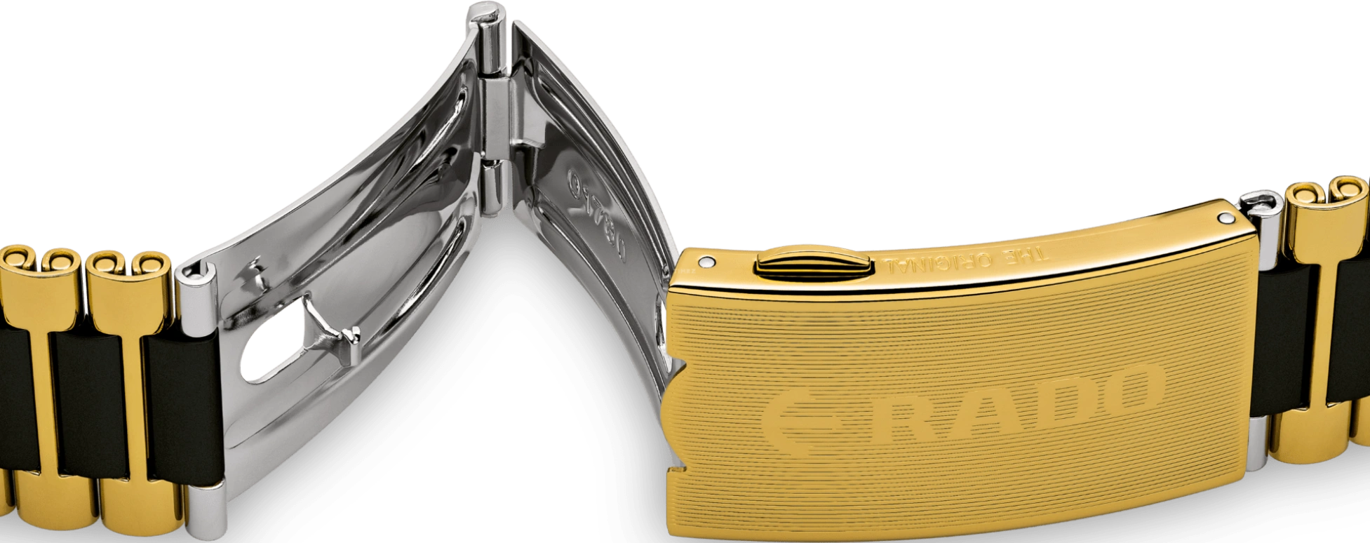 Rado,The Original 35mm,35mm,Stainless Steel,Black,Automatic,Date,Day,R12413584
