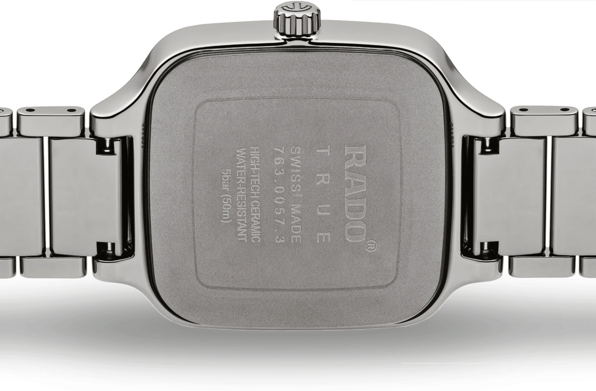 Rado,True Square 38x44.20mm,38x44.20mm,Ceramic,Black,Automatic,Day,80hours,R27077702