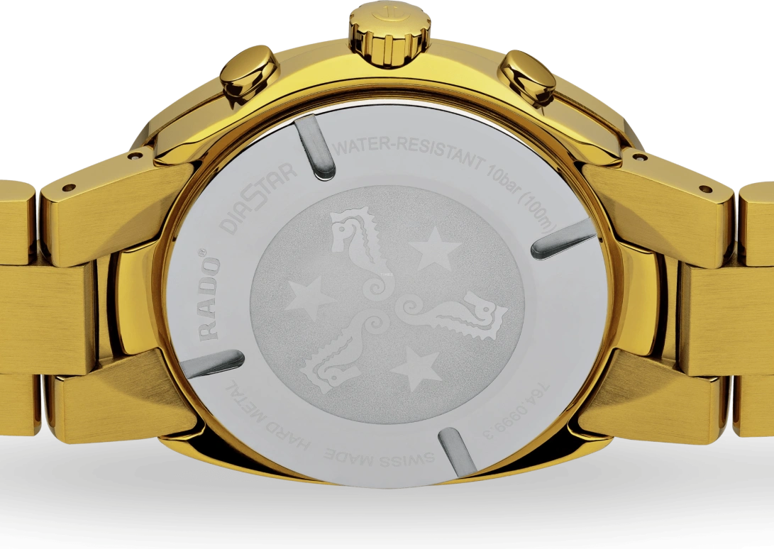 Rado,The Original 38.50mm,38.50mm,Stainless Steel,Black,Quartz,Chronograph,Day,R12949153