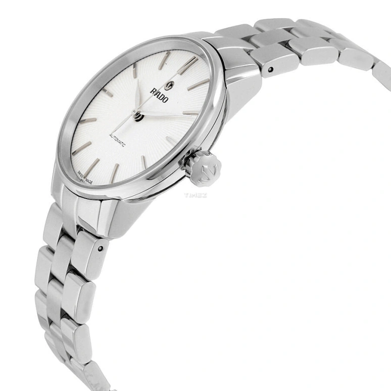Rado,Centrix 32mm,32mm,Stainless Steel,Silver,Automatic,38hours,Sapphire,Crystal Glass,R22862013