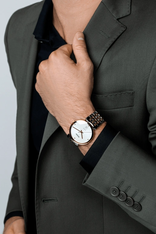 Rado,Florence 38mm,38mm,Stainless Steel,Black,Quartz,Day,In-house Caliber,R48912153
