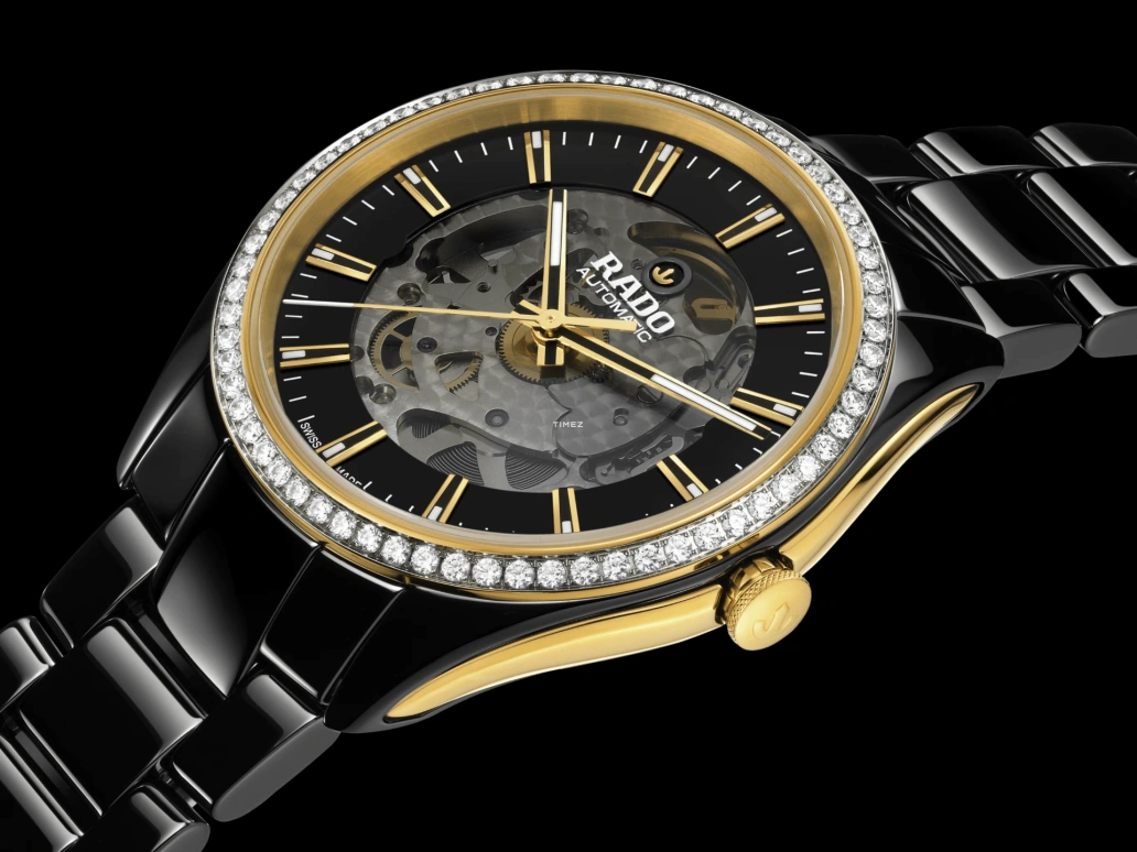 Rado,HyperChrome 42mm,42mm,Ceramic,Grey,Black,Automatic,In-house Caliber,Sapphire,Crystal Glass,R32157152