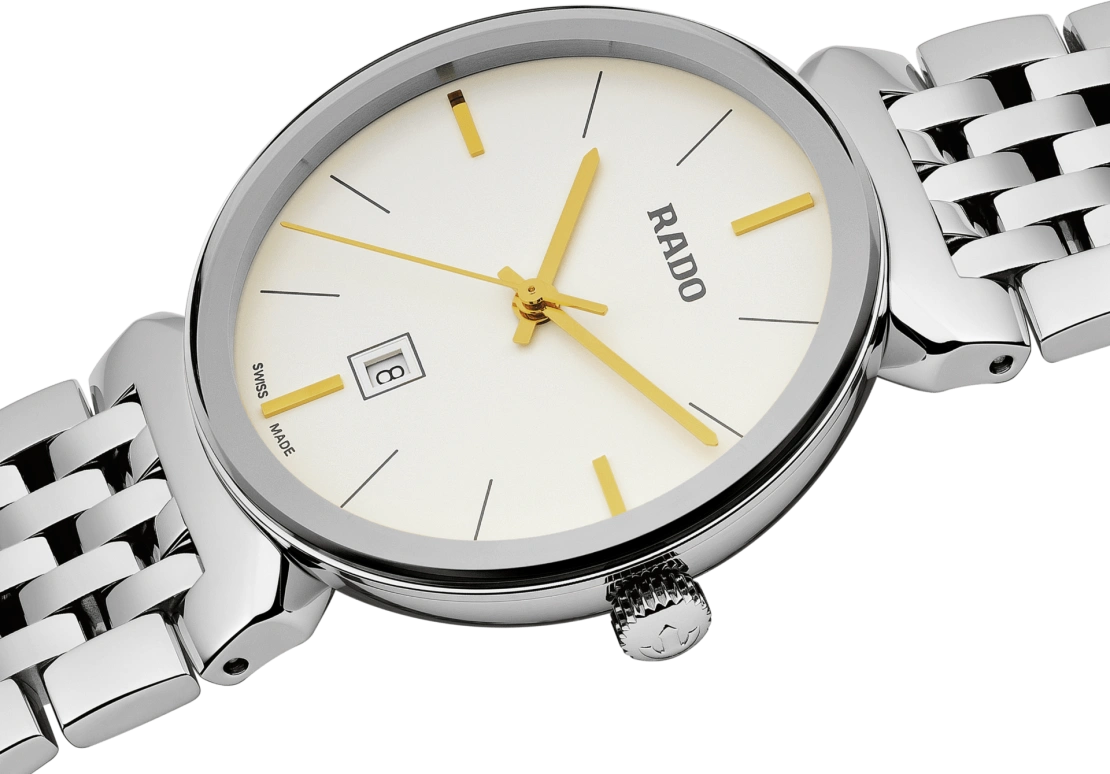 Rado,Florence 30mm,30mm,Stainless Steel,White,Quartz,Day,In-house Caliber,R48913013