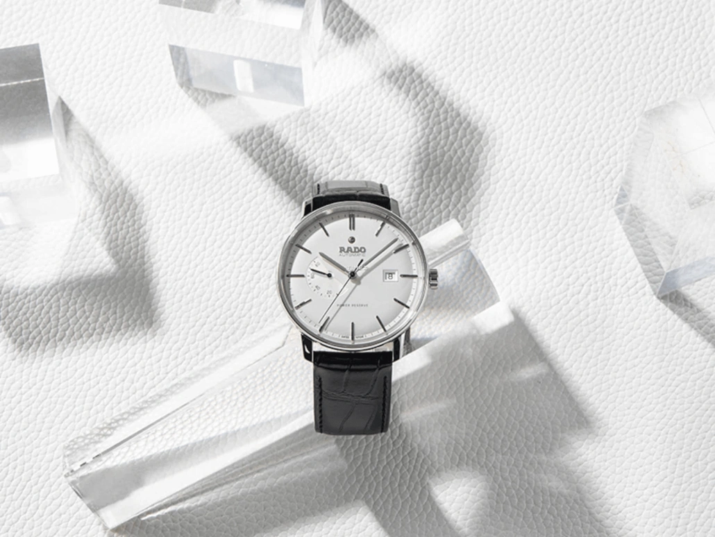 Rado,Coupole 41mm,41mm,Stainless Steel,White,Automatic,Day,Power Reserve Indicator,R22878045