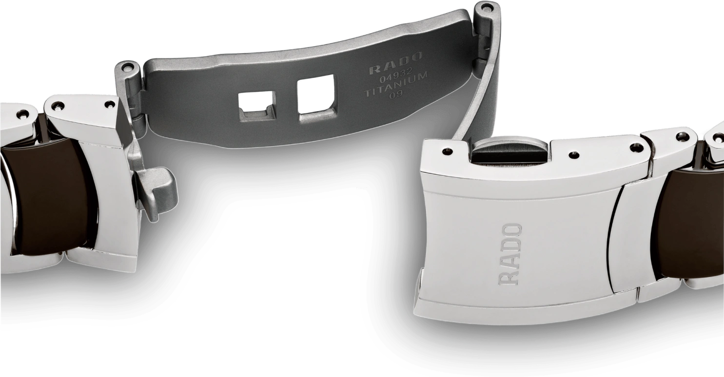 Rado,Centrix 28mm,28mm,Stainless Steel,Black,Quartz,Day,In-house Caliber,R30935172