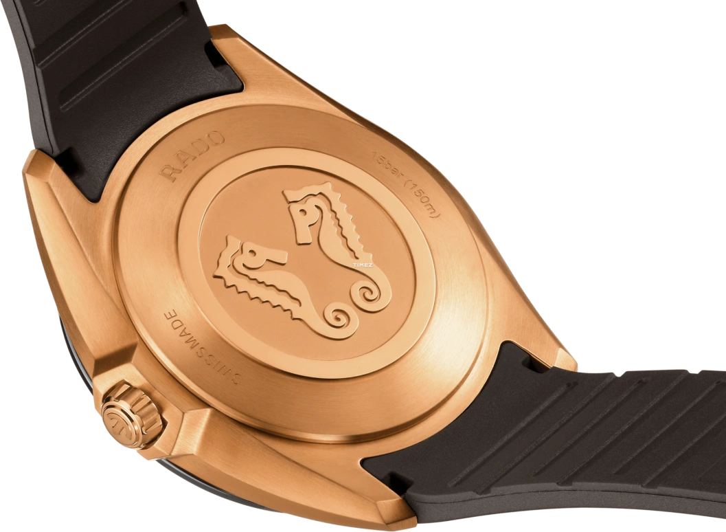 Rado,HyperChrome 41.50mm,41.50mm,Stainless Steel,Ceramic,Brown,Quartz,Day,In-house Caliber,R32281309