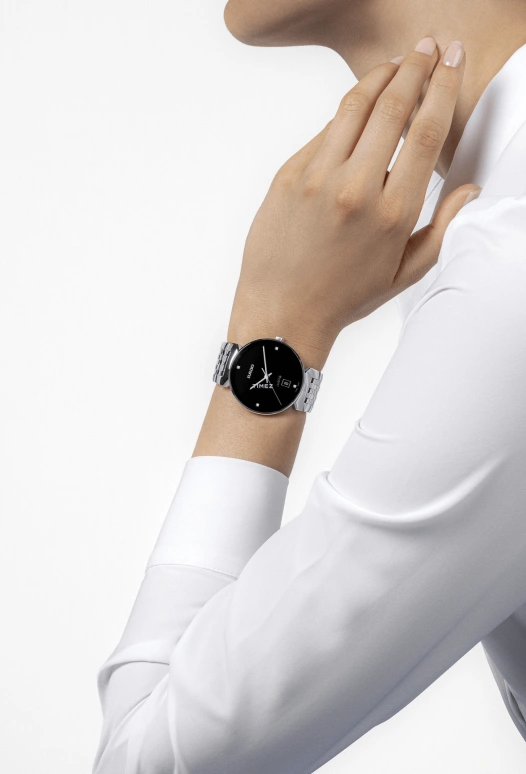 Rado,Florence 38mm,38mm,Stainless Steel,Black,Quartz,Day,In-house Caliber,R48912713