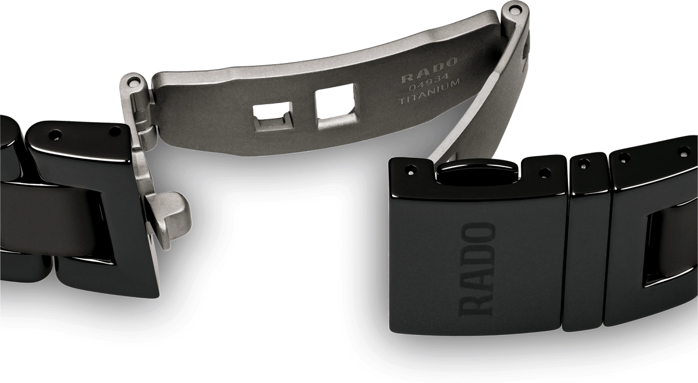 Rado,HyperChrome 45mm,45mm,Stainless Steel,Ceramic,Black,Automatic,Chronograph,Day,R32111162