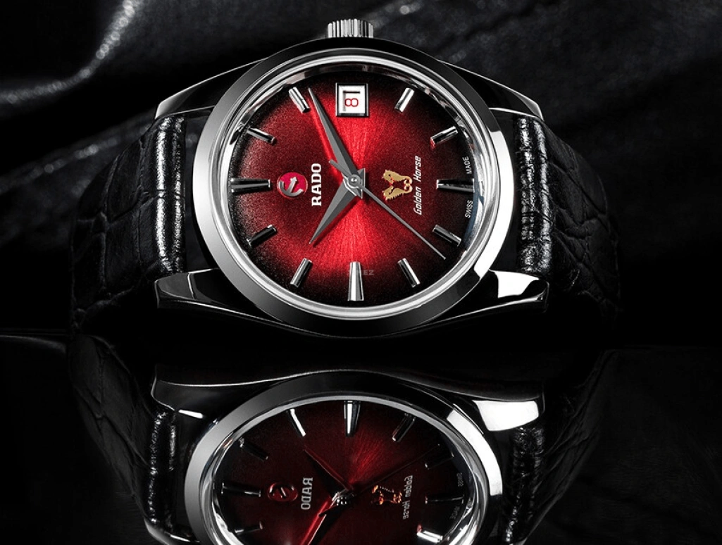 Rado,Tradition 36.50mm,36.50mm,Stainless Steel,Red,Black,Automatic,Day,In-house Caliber,R33930355