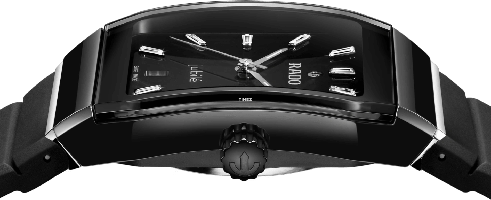 Rado,Anatom 32.50mm,32.50mm,Ceramic,Stainless Steel,Black,Automatic,Day,72hours,R10201739