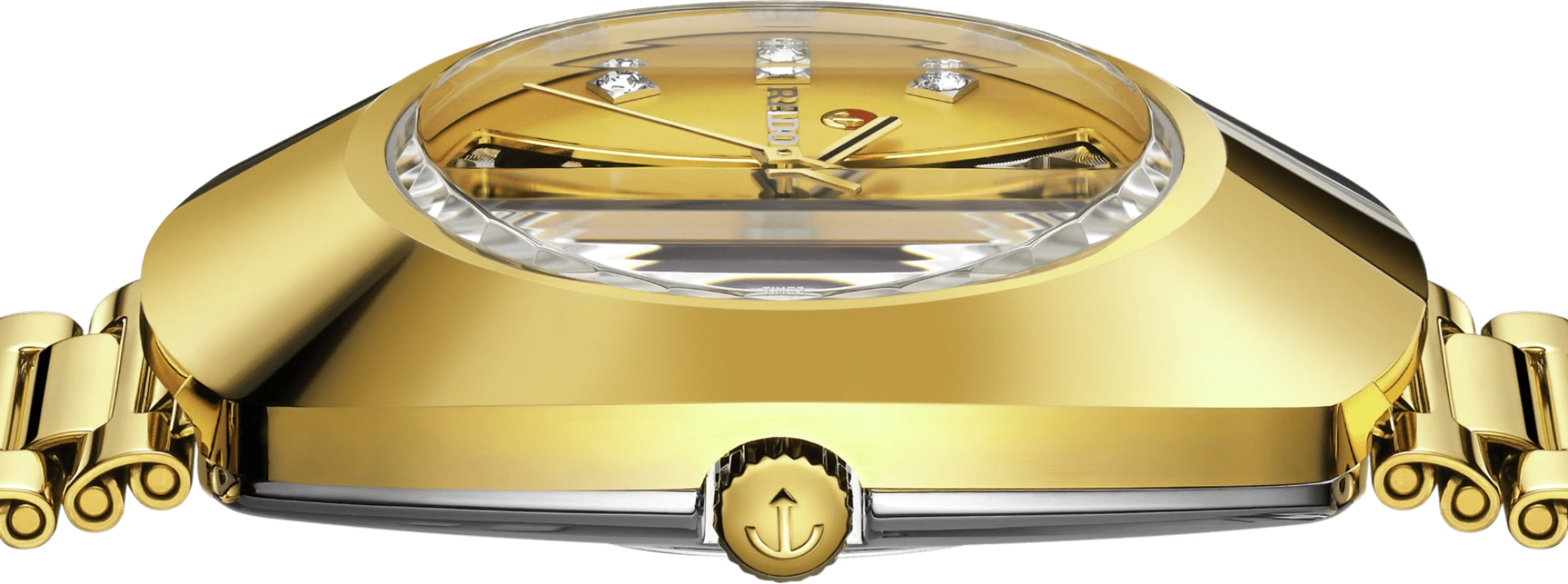 Rado,DiaStar Original 35mm,35mm,Stainless Steel,Yellow,Automatic,In-house Caliber,Sapphire,Crystal Glass,R12064263