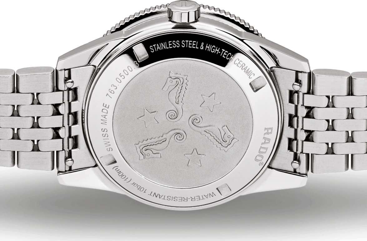 Rado,Captain Cook 37.30mm,37.30mm,Stainless Steel,Blue,Automatic,Date,Anti-magnetic,R32500203
