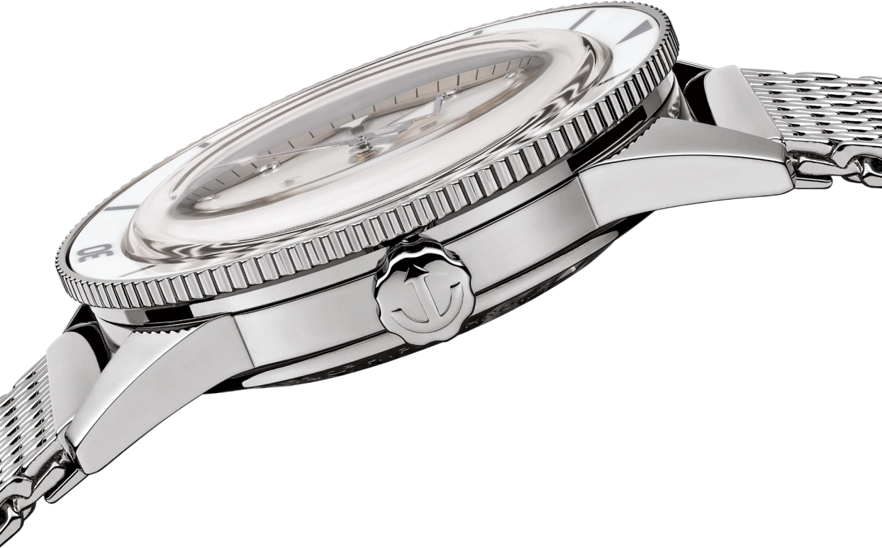 Rado,Captain Cook 37.30mm,37.30mm,Stainless Steel,White,Automatic,Date,Anti-magnetic,R32500703