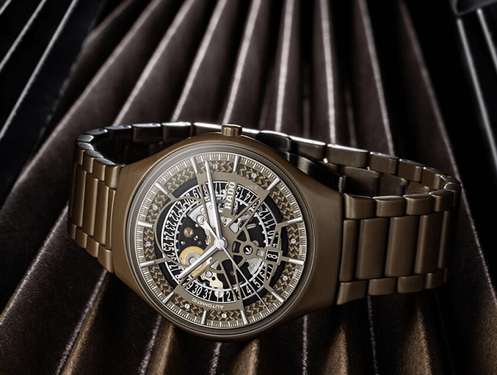 Rado,True Thinline 40mm,40mm,Ceramic,Green,Skeleton,Automatic,Day,64hours,R27112312