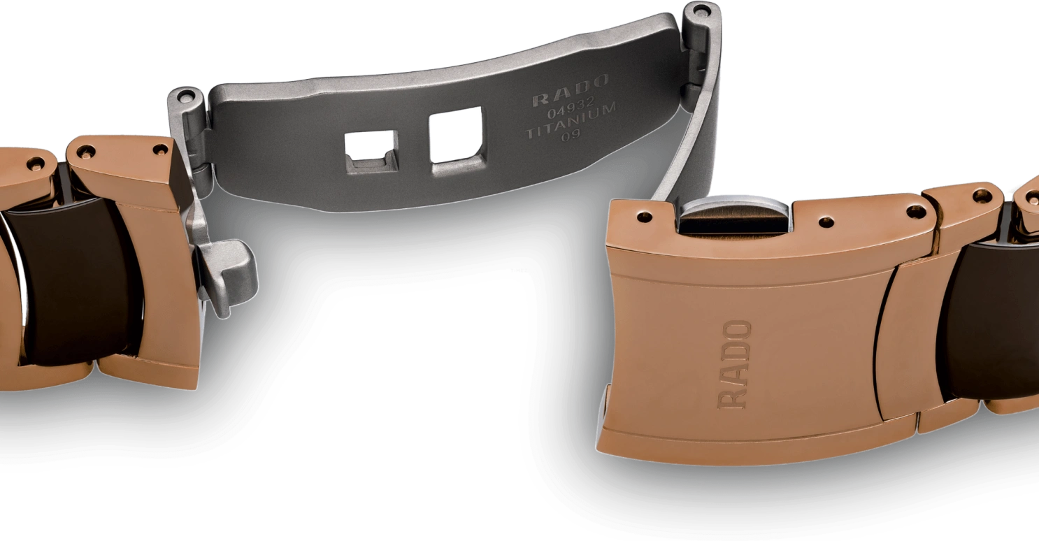 Rado,Centrix 33mm,33mm,Stainless Steel,Coffee,Brown,Automatic,80hours,Sapphire,Crystal Glass,R30248712